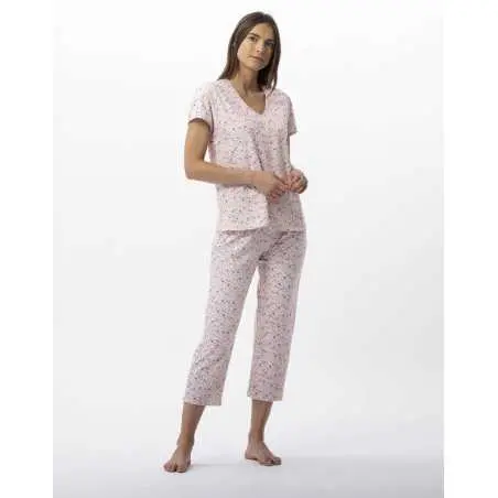 Cotton short pyjamas ANGIE 702 multico | Lingerie le Chat
