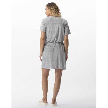 Terry-cloth dress RIVIERA 743 mottled grey | Lingerie le Chat