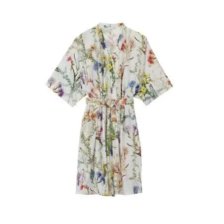 Flower printed kimono in 100% viscose RIVIERA 760 multicolour | Lingerie le Chat