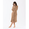 Peignoir croisé flanelle ESSENTIEL H61B doré