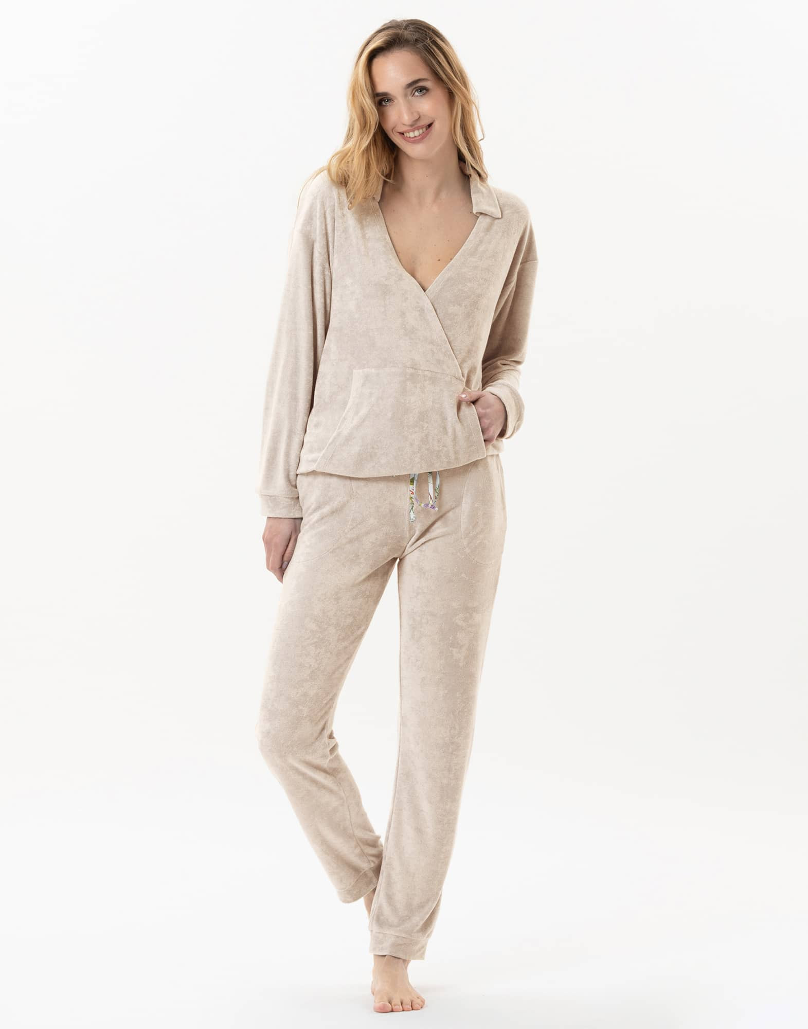 Terry-cloth jogging suit RIVIERA 712 shell