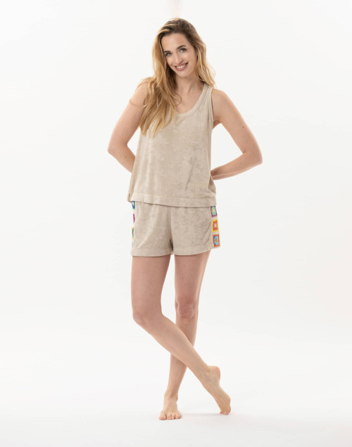 Tank top and shorts pajamas best sale