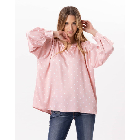 Blouse en viscose GIOIA 831 Blush | Lingerie le Chat
