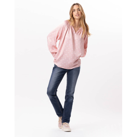 Blouse en viscose GIOIA 831 Blush | Lingerie le Chat