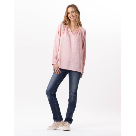 Blouse en viscose GIOIA 831 Blush | Lingerie le Chat