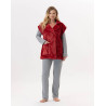 Plush flannel jacket ESSENTIEL 873 Tomette