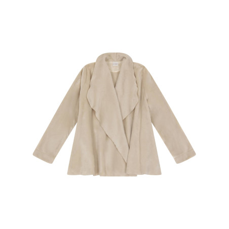 Plush flannel jacket ESSENTIEL 873 Shell | Lingerie le Chat