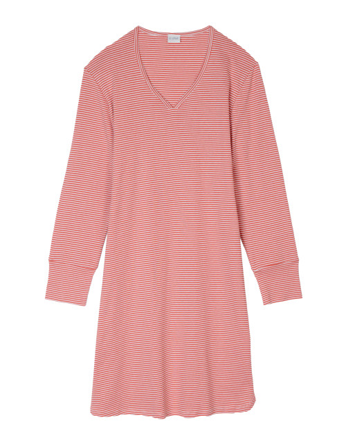 Chemise de nuit en coton GARANCE 801RL Muscade/Milk - Lingerie Le Chat
