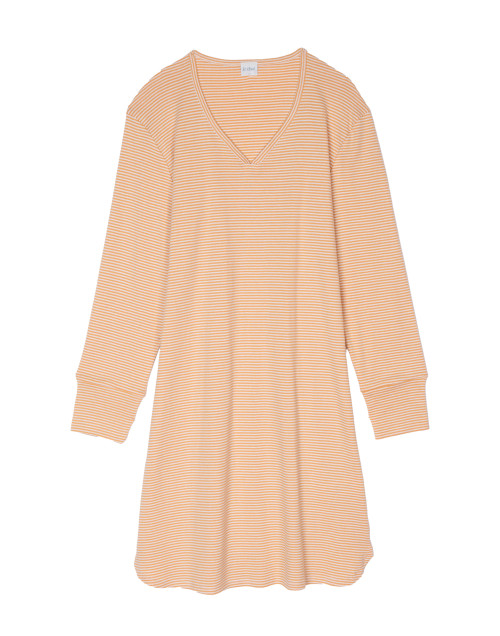 Chemise de nuit en coton GARANCE 801RL Curry/Milk - Lingerie Le Chat