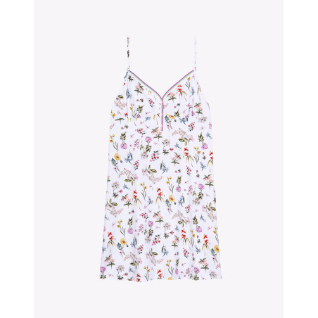 Cotton Nightie  BLOOM 903 Coral | Lingerie le Chat