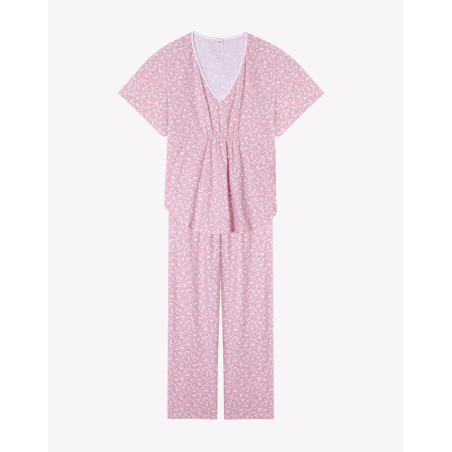 Cotton Pyjama CALISSON 902 Pink | Lingerie le Chat