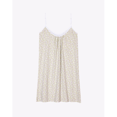Cotton Nightie  CALISSON 903 Anise | Lingerie le Chat