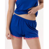 Pyjama short en viscose PALOMA 900 Bleu