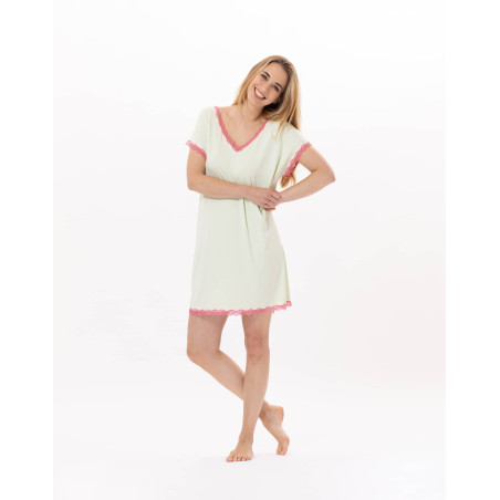 Nightdress PALOMA 901 Water Green | Lingerie le Chat