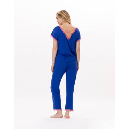 Pyjama PALOMA 902 Blue | Lingerie le Chat
