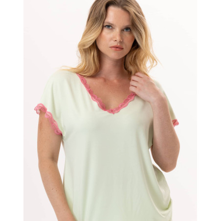 Pyjama en viscose PALOMA 902 Vert d'eau | Lingerie le Chat