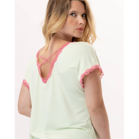 Pyjama en viscose PALOMA 902 Vert d'eau | Lingerie le Chat