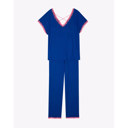 Pyjama PALOMA 902 Blue | Lingerie le Chat