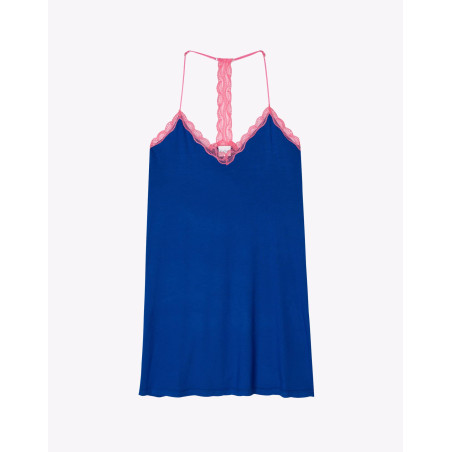 Nuisette en viscose PALOMA 903 Bleu | Lingerie le Chat
