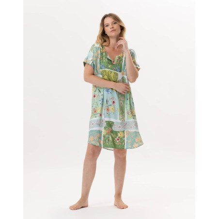 Chemise de nuit en viscose ESTEREL 901 Vert d'eau | Lingerie le Chat