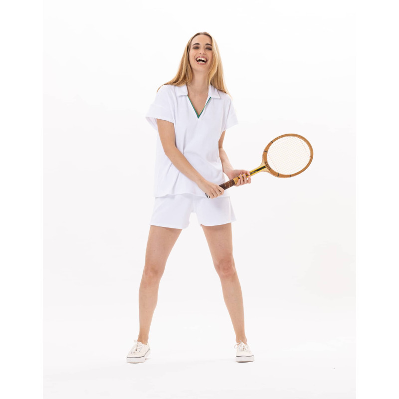 Cotton Shorts loungewear set VALENSOL 920 White | Lingerie le Chat