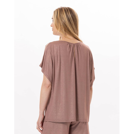 Tee-Shirt en viscose RAMATUELLE 930 Sable | Lingerie le Chat