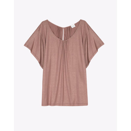 Tee-Shirt en viscose RAMATUELLE 930 Sable | Lingerie le Chat