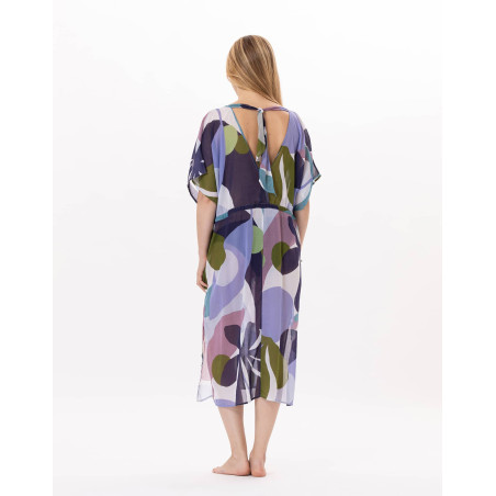 Cotton voile dress PORQUEROLLES 942 Multico