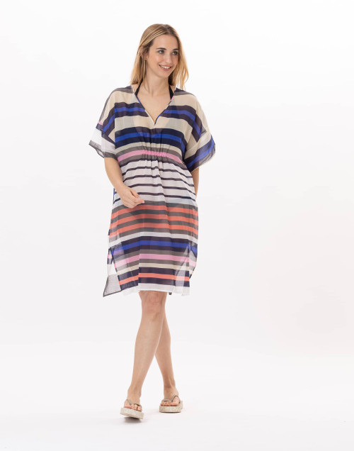 Kaftan en voile de coton VALLAURIS 940 Multico