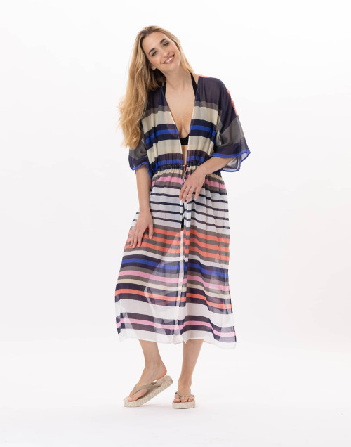 Kimono en voile de coton VALLAURIS 970 Multico