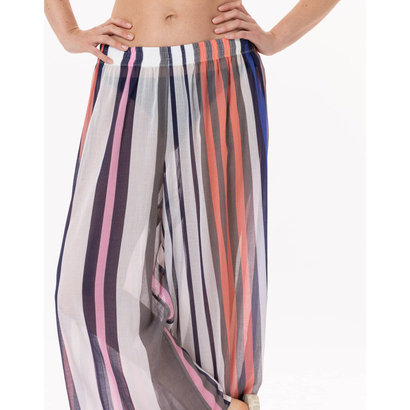 Pantalon en voile de coton VALLAURIS 980 Multico | Lingerie le Chat Pantalon en voile de coton VALLAURIS 980 Multico | Lingerie le Chat