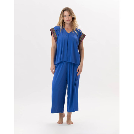 Tee-shirt en jersey PAMPELONNE 930 Bleu | Lingerie le Chat