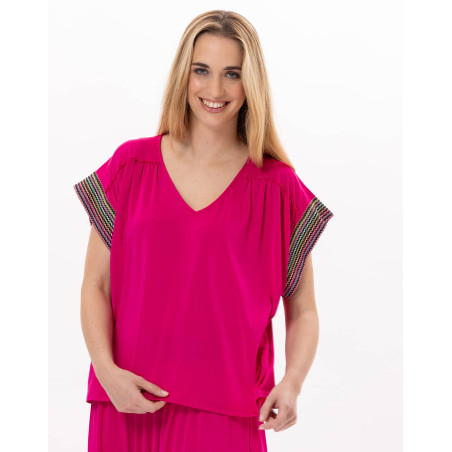 T-Shirt PAMPELONNE 930 Fuchsia | Lingerie le Chat