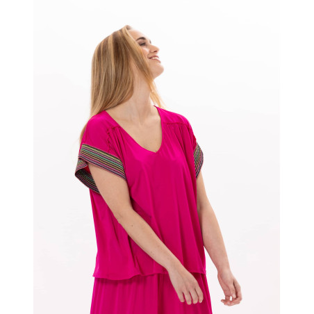 T-Shirt PAMPELONNE 930 Fuchsia | Lingerie le Chat