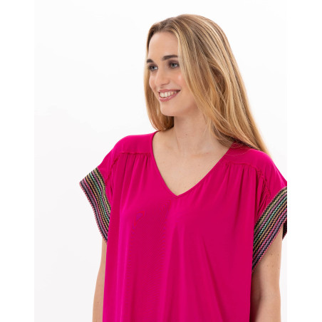 T-Shirt PAMPELONNE 930 Fuchsia | Lingerie le Chat