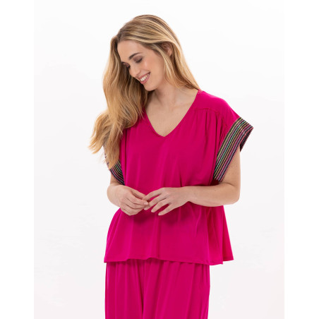 T-Shirt PAMPELONNE 930 Fuchsia | Lingerie le Chat