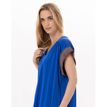 Kaftan PAMPELONNE 940 Blue | Lingerie le Chat