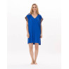 Kaftan en jersey PAMPELONNE 940 Bleu