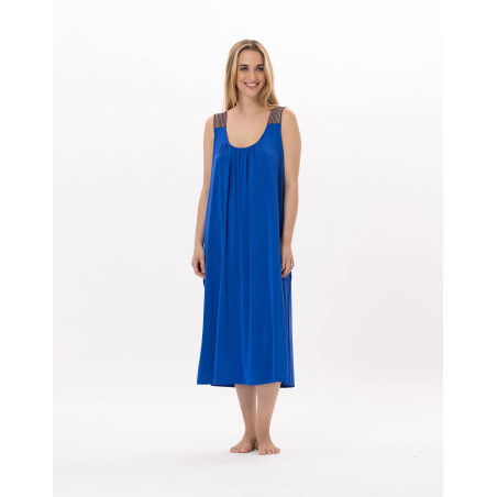 Robe en jersey PAMPELONNE 941 Bleu | Lingerie le Chat