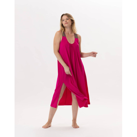 Robe en jersey PAMPELONNE 941 Fuchsia | Lingerie le Chat