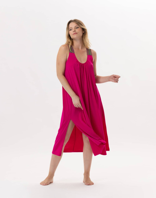 Robe en jersey PAMPELONNE 941 Fuchsia