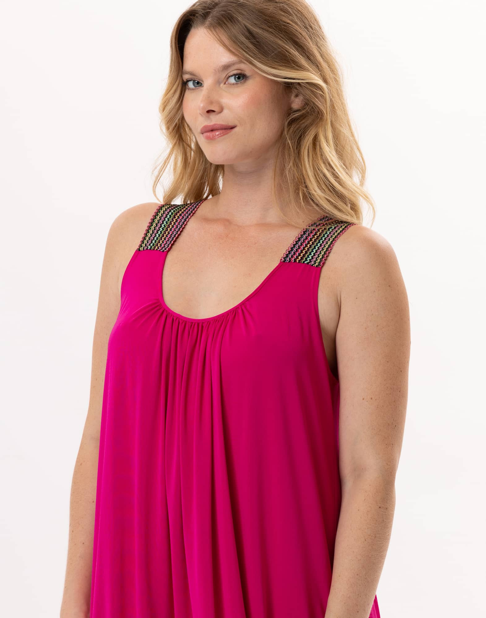 Robe en jersey PAMPELONNE 941 Fuchsia | Lingerie le Chat