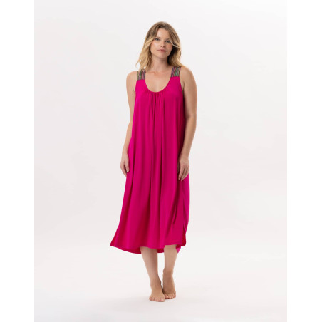 Robe en jersey PAMPELONNE 941 Fuchsia | Lingerie le Chat