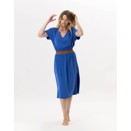 Dress PAMPELONNE 942 Blue | Lingerie le Chat