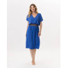 Robe en jersey PAMPELONNE 942 Bleu
