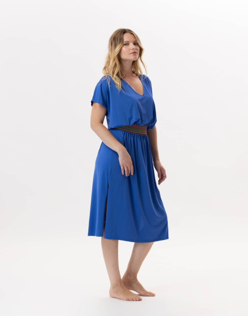 Robe en jersey PAMPELONNE 942 Bleu