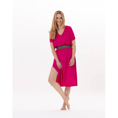 Robe en jersey PAMPELONNE 942 Fuchsia | Lingerie le Chat