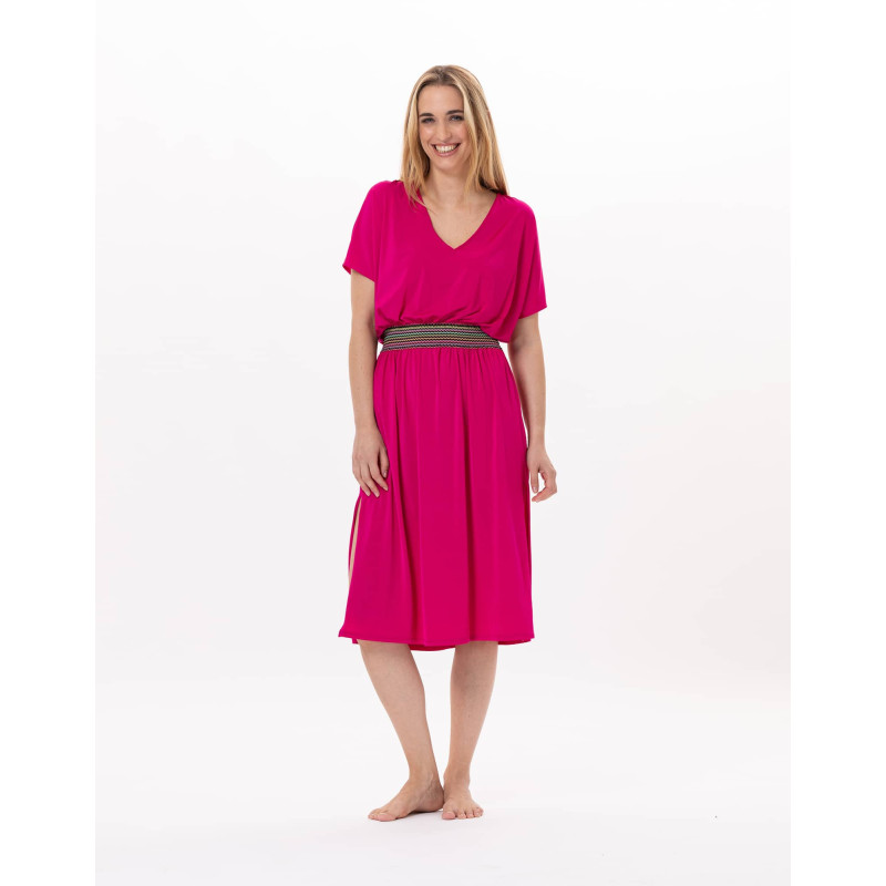 Robe en jersey PAMPELONNE 942 Fuchsia | Lingerie le Chat