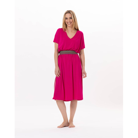 Robe en jersey PAMPELONNE 942 Fuchsia | Lingerie le Chat