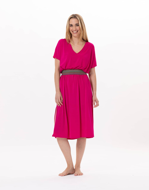 Robe en jersey PAMPELONNE 942 Fuchsia | Lingerie le Chat